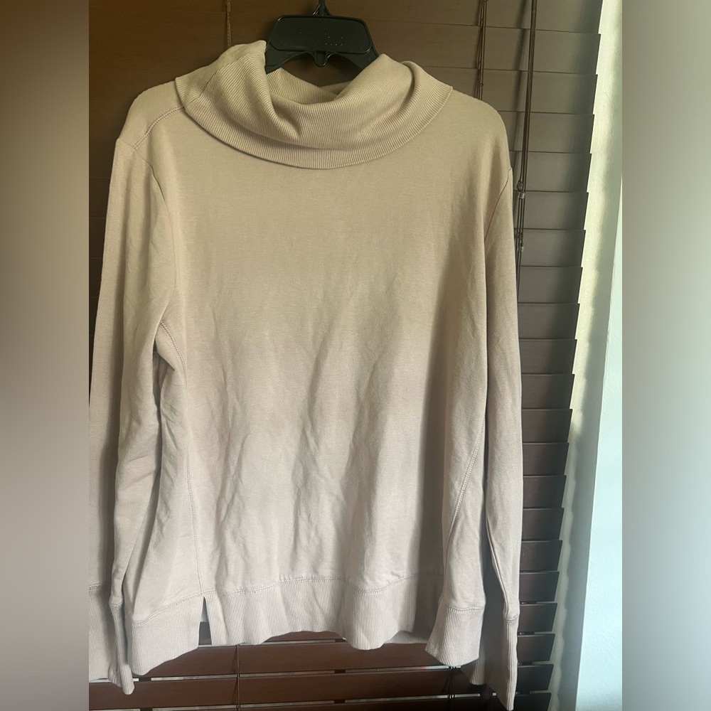 Tan Turtle neck sweatshirt